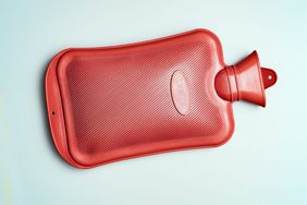 Hot water bottle made from rubber