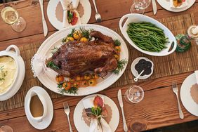 thanksgiving-cdc-guidelines: Thanksgiving dinner on table